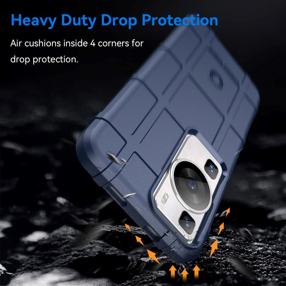 Huawei P60 Pro Rugged Shield Cover - Blå