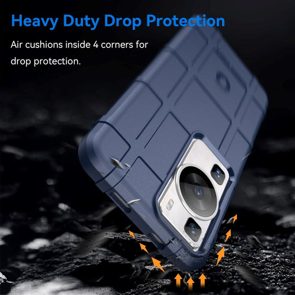Huawei P60 Pro Rugged Shield Cover - Blå