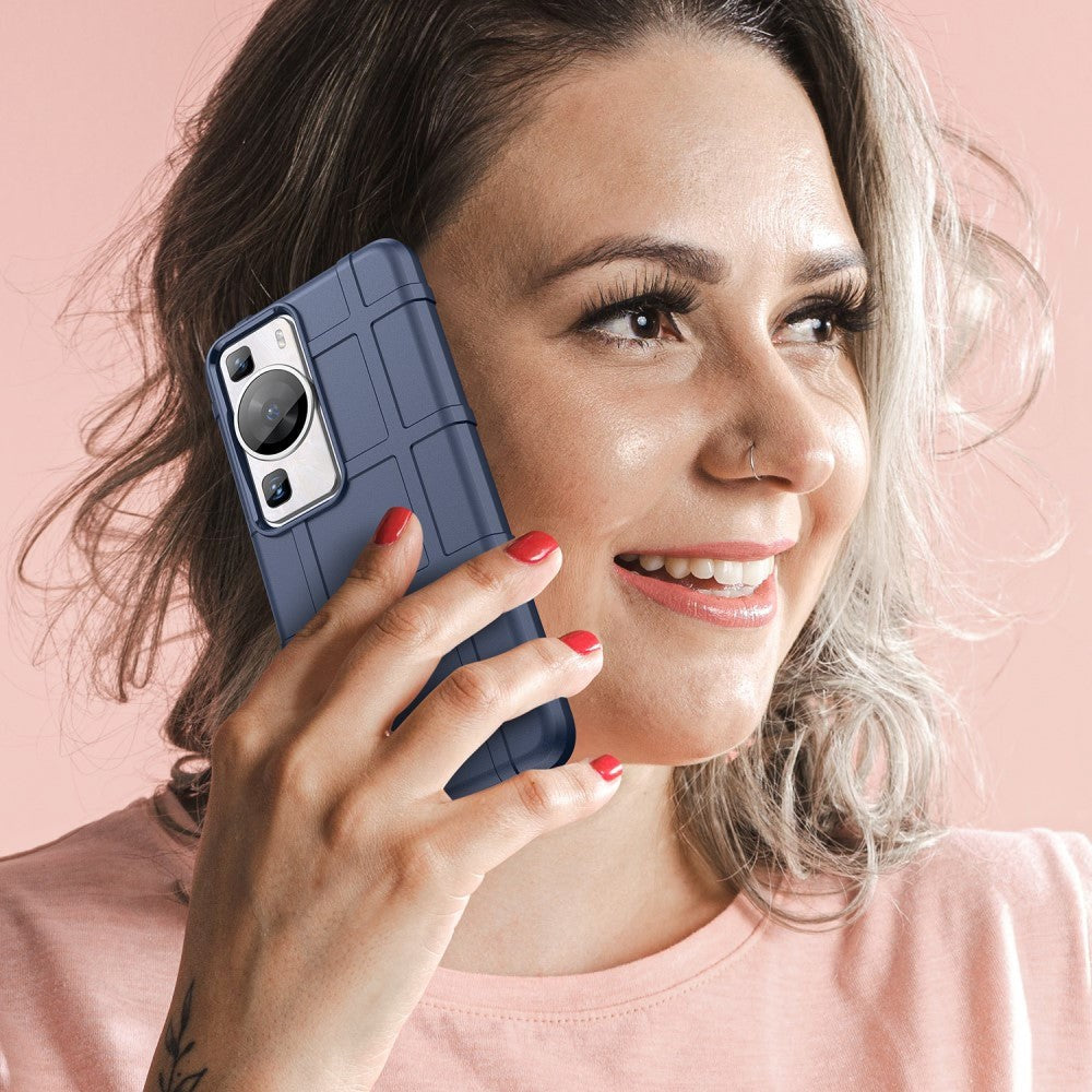 Huawei P60 Pro Rugged Shield Cover - Blå