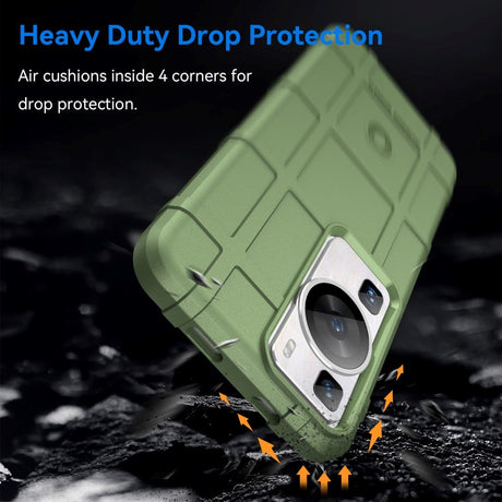 Huawei P60 Pro Rugged Shield Cover - Grøn