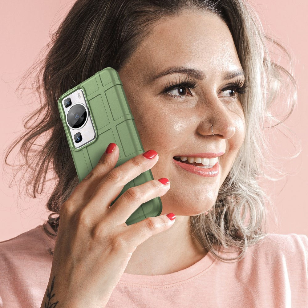 Huawei P60 Pro Rugged Shield Cover - Grøn