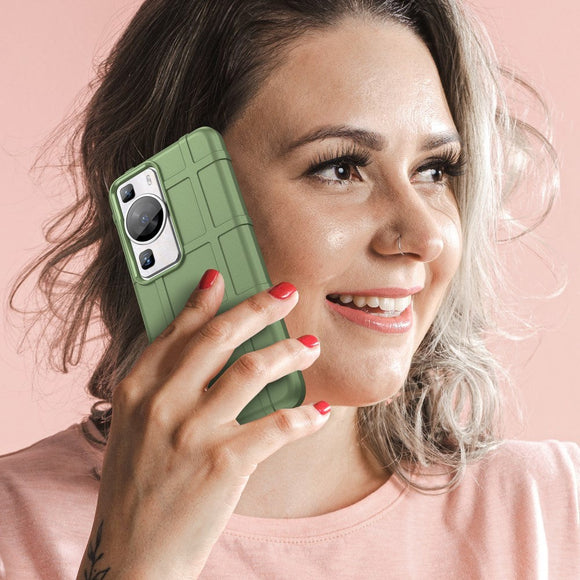 Huawei P60 Pro Rugged Shield Cover - Grøn