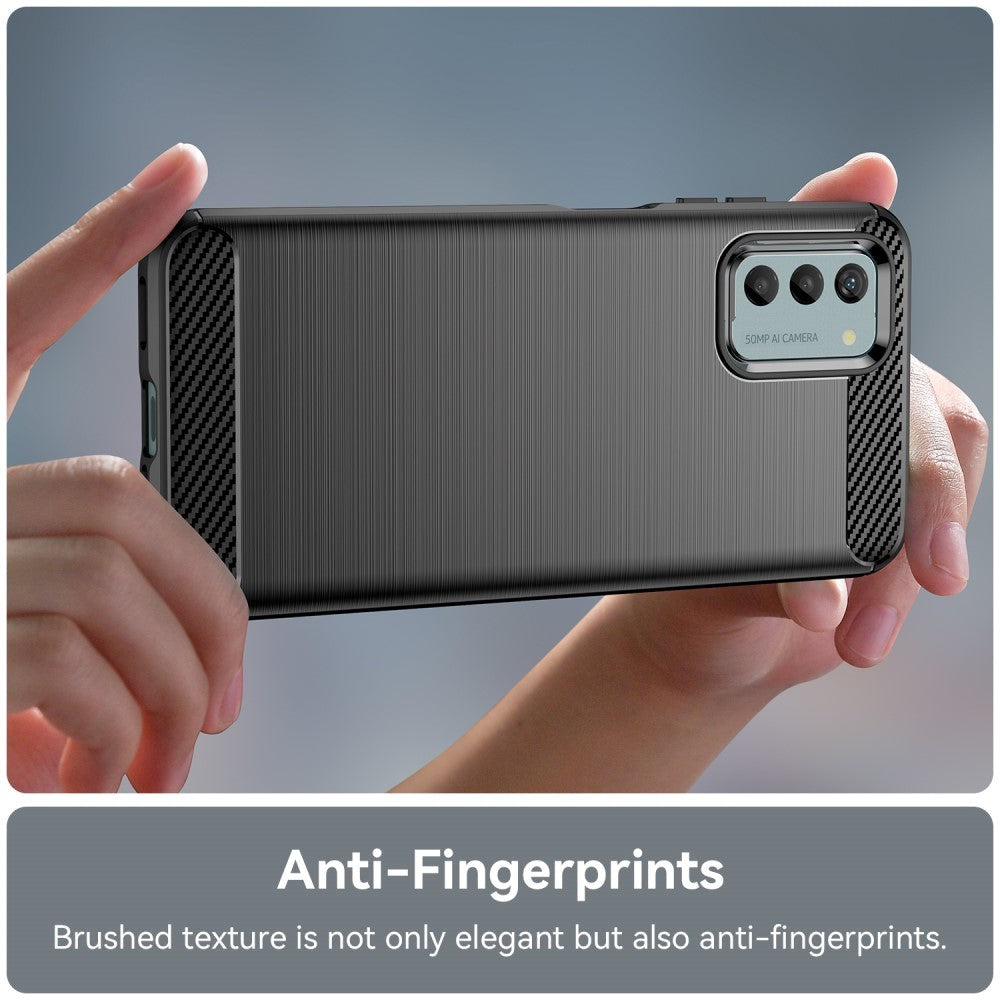 Nokia G22 Brushed Carbon Cover - Sort