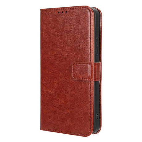 Nokia C22 Læder Cover m. Pung og Strop - Brun