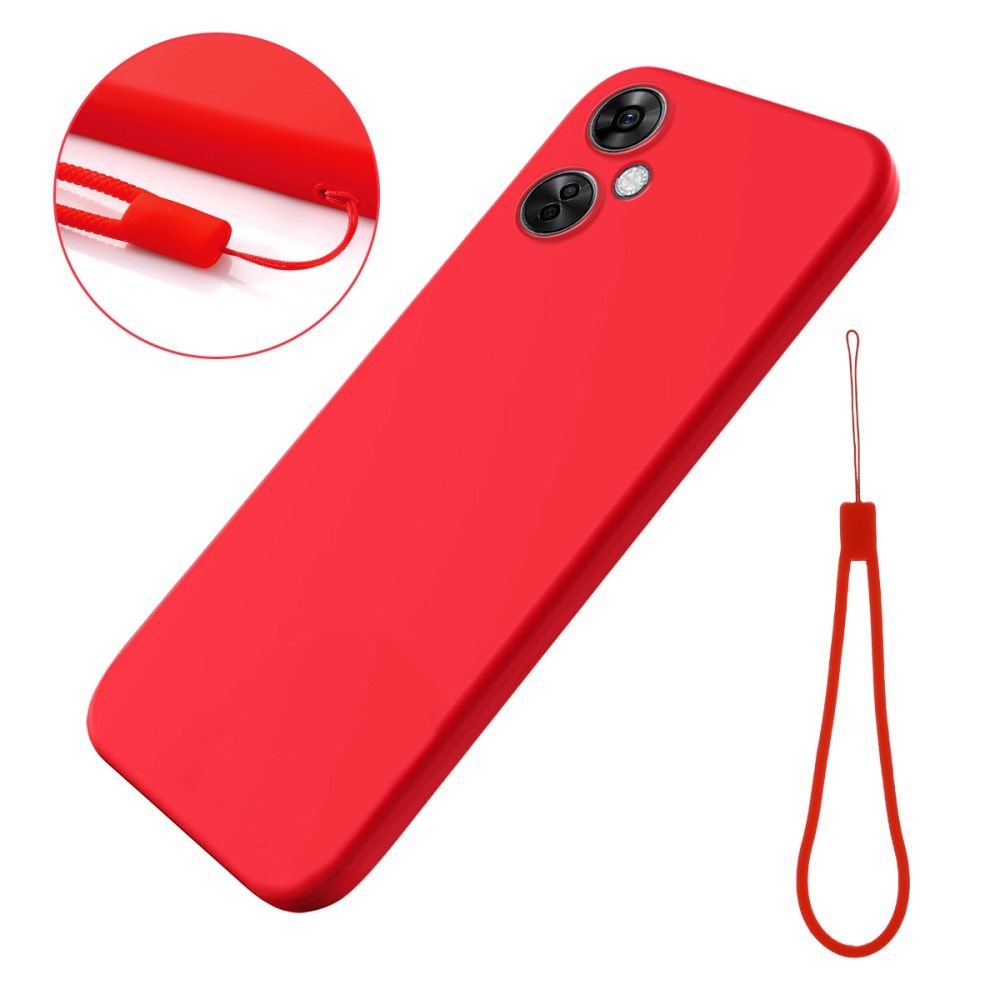 EIDERWOOD OnePlus Nord CE 3 Lite (5G) Foret Silikone Cover m. Strop - Rød