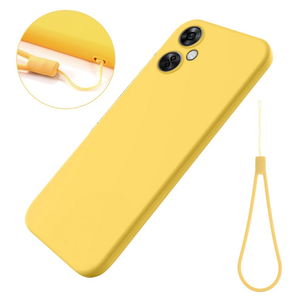 EIDERWOOD OnePlus Nord CE 3 Lite (5G) Foret Silikone Cover m. Strop - Gul