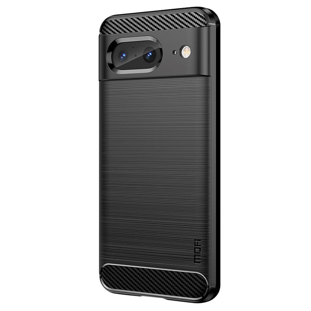 Google Pixel 8 Brushed Carbon Cover - Sort