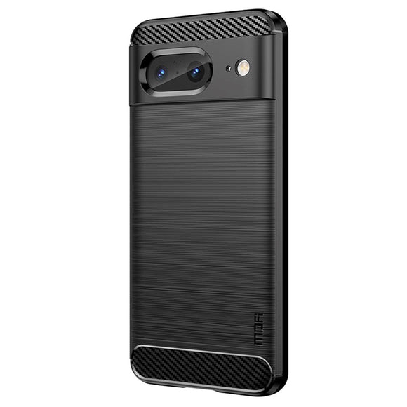 Google Pixel 8 Brushed Carbon Cover - Sort