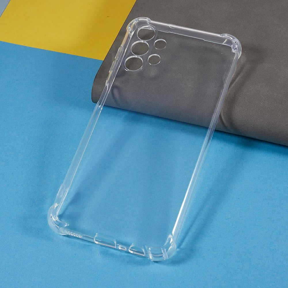 EIDERWOOD Samsung Galaxy A13 (4G) Plastik Cover m. Stødabsorberende Hjørner - Gennemsigtig