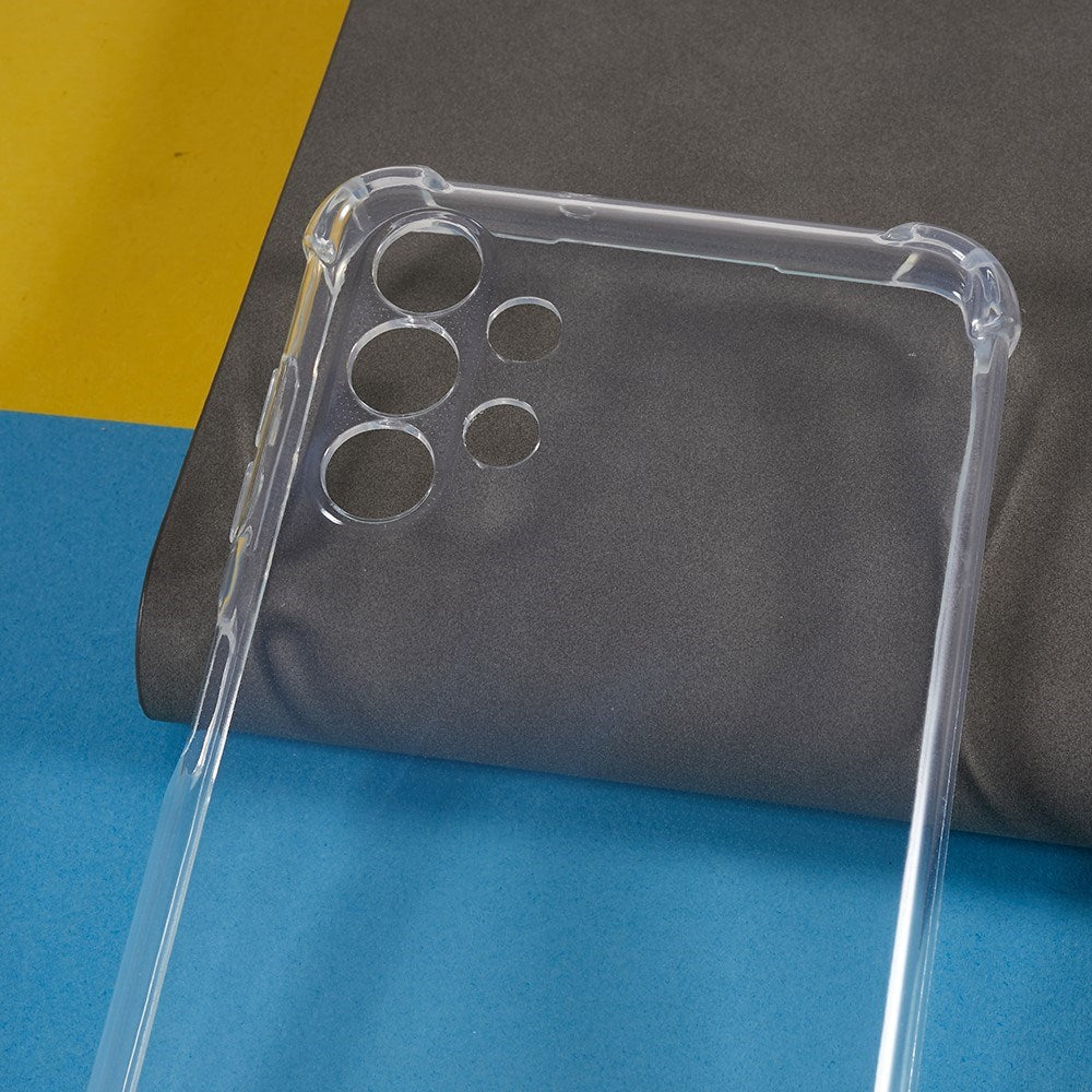 EIDERWOOD Samsung Galaxy A13 (4G) Plastik Cover m. Stødabsorberende Hjørner - Gennemsigtig