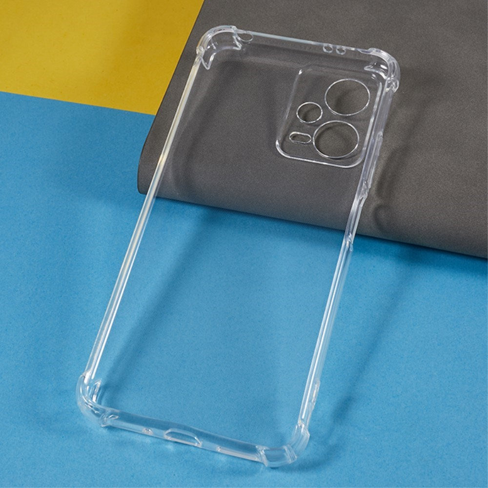 EIDERWOOD Xiaomi Redmi Note 12 (5G) / Poco X5 (5G) Fleksibel Plastik Cover m. Forstærkede Hjørner - Gennemsigtig