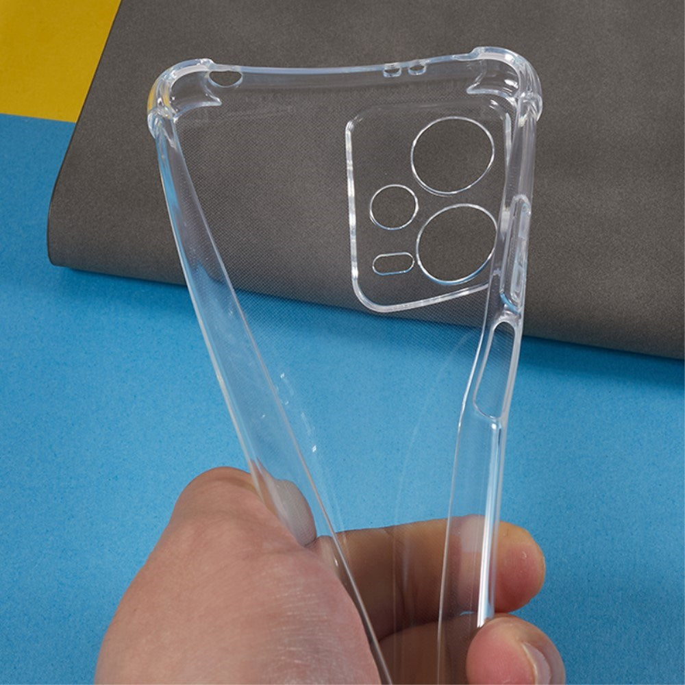 EIDERWOOD Xiaomi Redmi Note 12 (5G) / Poco X5 (5G) Fleksibel Plastik Cover m. Forstærkede Hjørner - Gennemsigtig