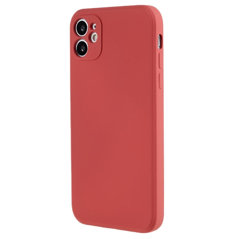 EIDERWOOD iPhone 11 Foret Fleksibelt Plast Cover - Mørkerød