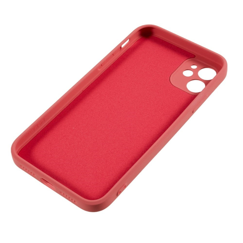 EIDERWOOD iPhone 11 Foret Fleksibelt Plast Cover - Mørkerød