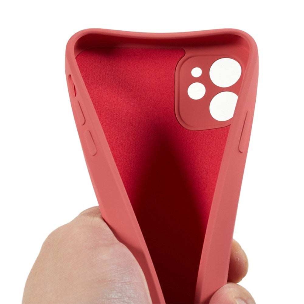 EIDERWOOD iPhone 11 Foret Fleksibelt Plast Cover - Mørkerød