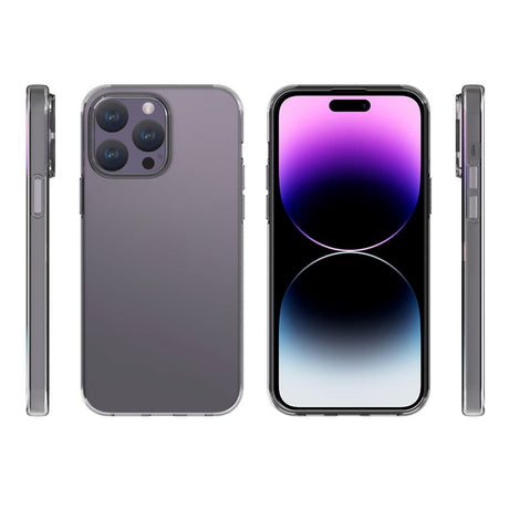 iPhone 15 Pro Max Fleksibel Plastik Cover - Gennemsigtig