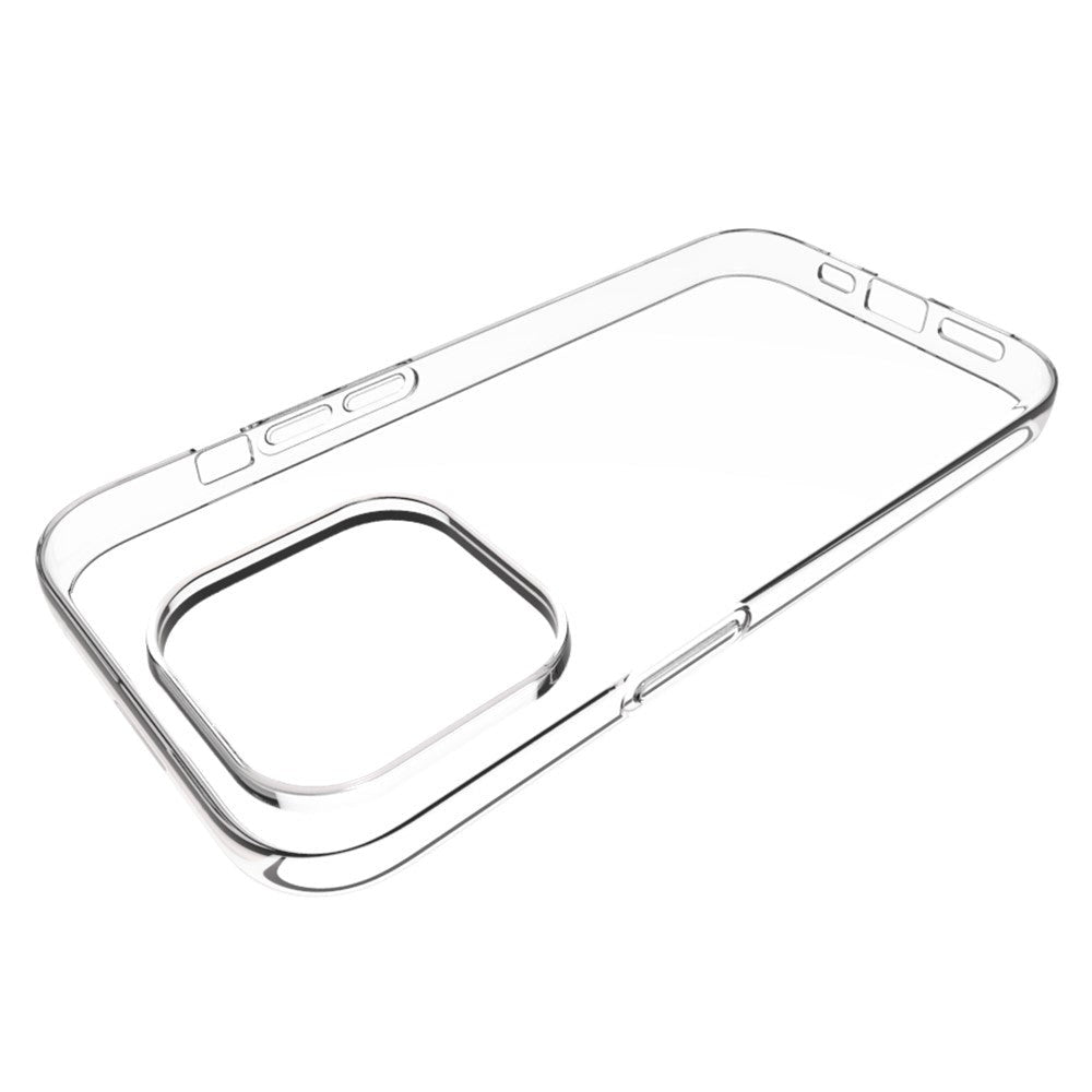 iPhone 15 Pro Fleksibel Plastik Cover - Gennemsigtig
