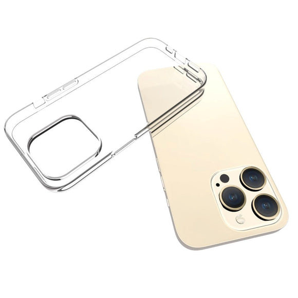 iPhone 15 Pro Fleksibel Plastik Cover - Gennemsigtig