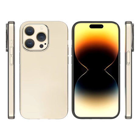 iPhone 15 Pro Fleksibel Plastik Cover - Gennemsigtig