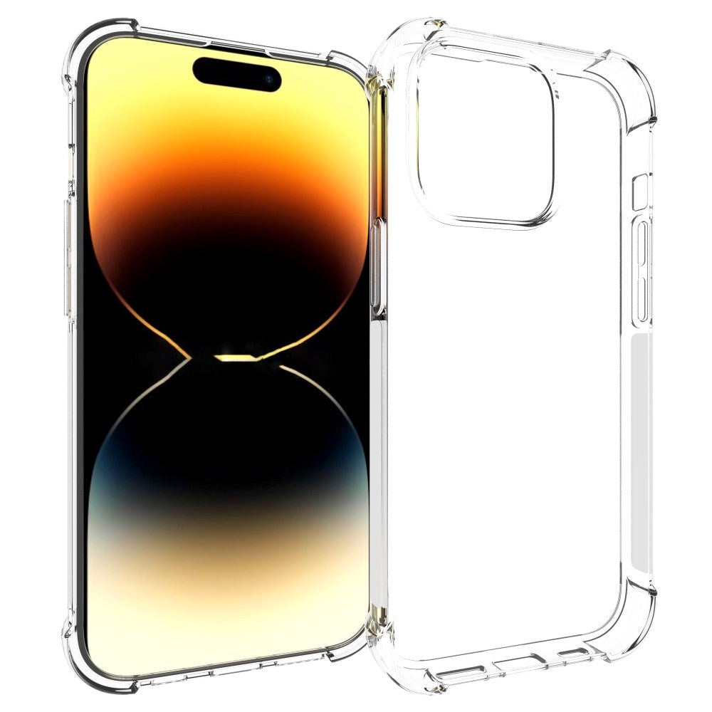 iPhone 15 Pro EIDERWOOD Fleksibel Plastik Airbag Cover - Gennemsigtig