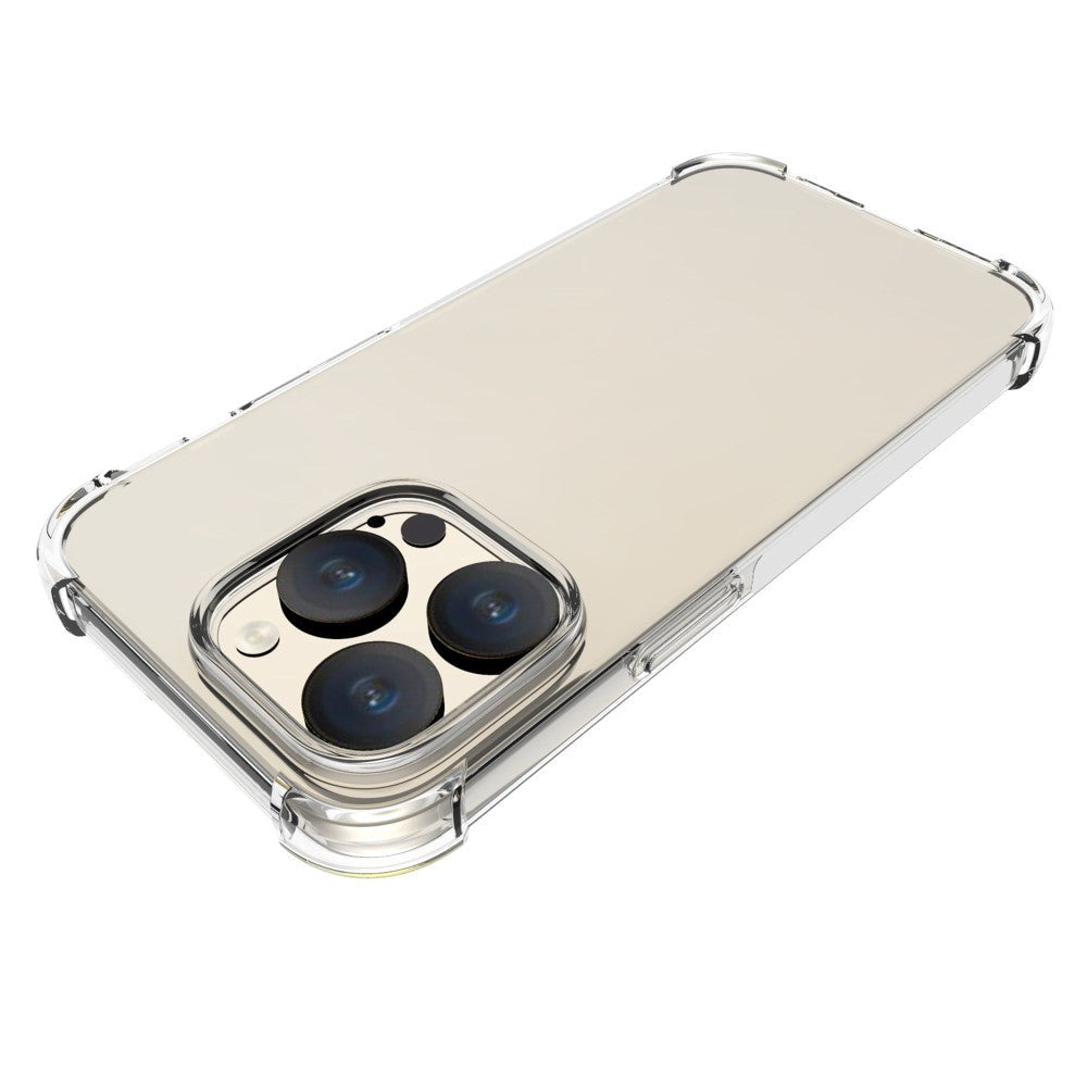 iPhone 15 Pro EIDERWOOD Fleksibel Plastik Airbag Cover - Gennemsigtig