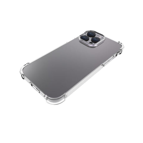 iPhone 15 Pro Max Shock-Proof Fleksibel Plastik Cover - Gennemsigtig