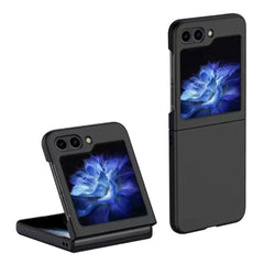 Samsung Galaxy Z Flip5 (5G) Gummibelagt Hård Plastik Cover - Sort