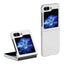 Samsung Galaxy Z Flip5 (5G) Gummibelagt Hård Plastik Cover - Hvid
