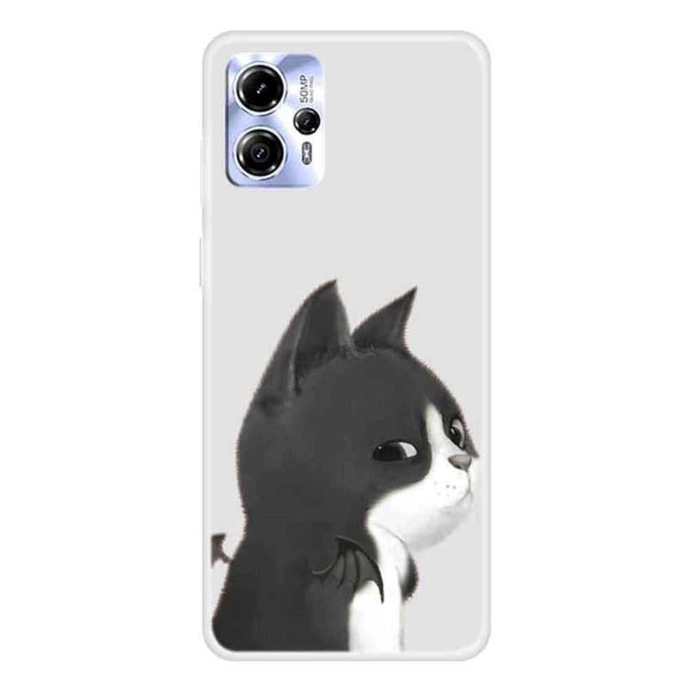 Motorola Moto G13 Fleksibelt Plastik Cover m. Print - Kat