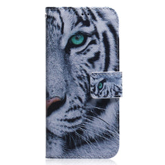 Nokia C22 Læder Cover m. Pung & Print - Tiger