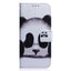 Nokia C22 Læder Cover m. Pung & Print - Panda