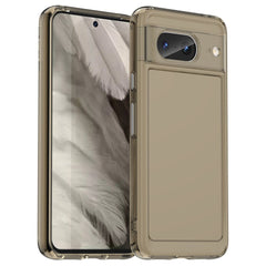 Google Pixel 8 Fleksibelt Clear Plastik Cover - Mørk Gennemsigtig