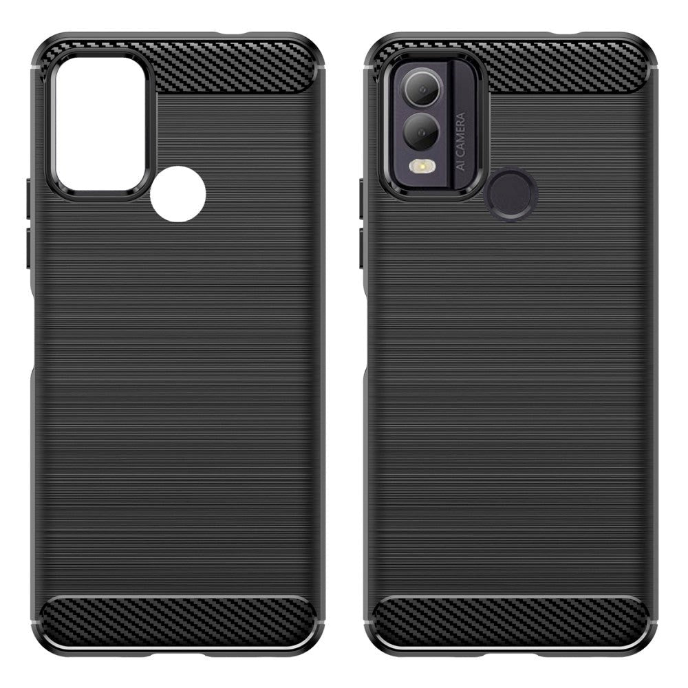 Nokia C22 Brushed Carbon Cover - Sort