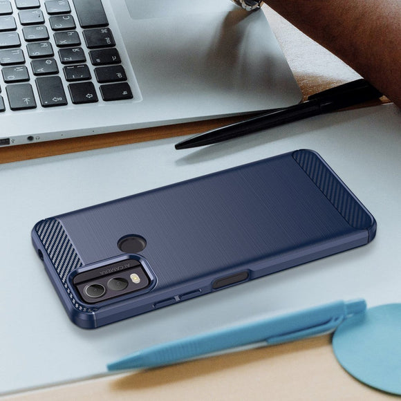 Nokia C22 Brushed Carbon Cover - Blå
