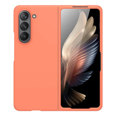 Samsung Galaxy Z Fold5 (5G) Gummibelagt Hård Plastik Cover - Orange