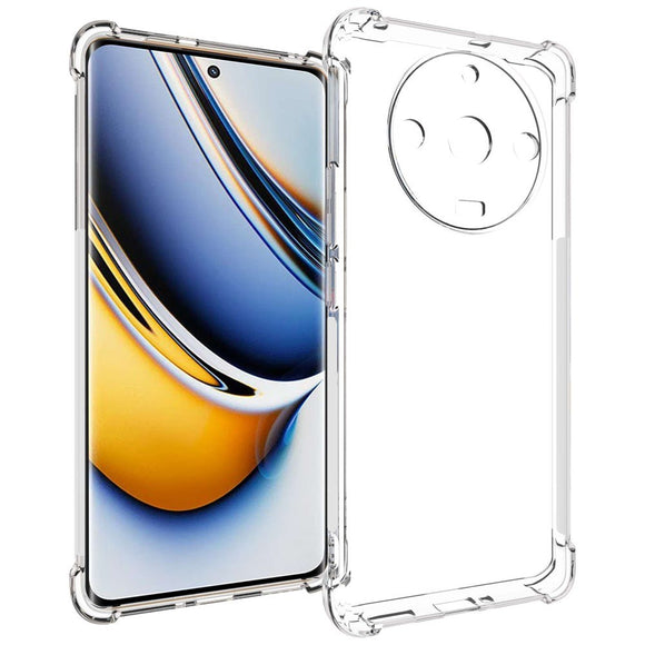 EIDERWOOD Realme 11 Pro+ (5G) / 11 Pro (5G) Shock-Proof Fleksibelt Plastik Cover - Gennemsigtig