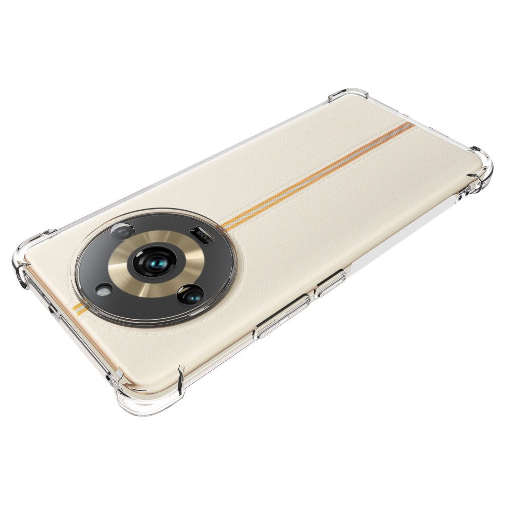EIDERWOOD Realme 11 Pro+ (5G) / 11 Pro (5G) Shock-Proof Fleksibelt Plastik Cover - Gennemsigtig
