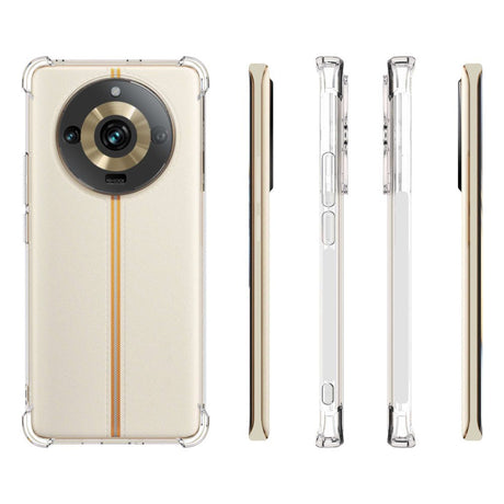 EIDERWOOD Realme 11 Pro+ (5G) / 11 Pro (5G) Shock-Proof Fleksibelt Plastik Cover - Gennemsigtig