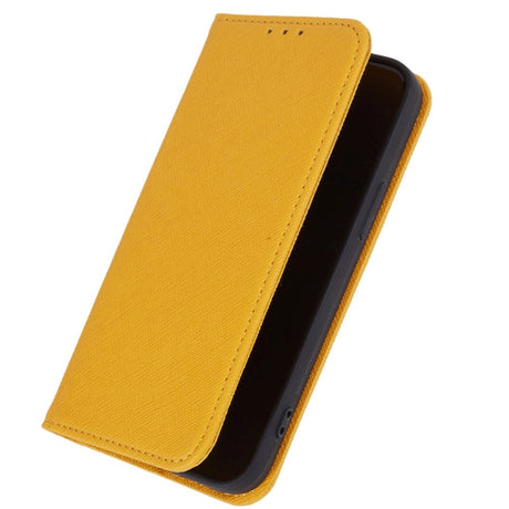 Motorola Edge 40 Læder Cover m. Kortholder & Ståfunktion - Orange