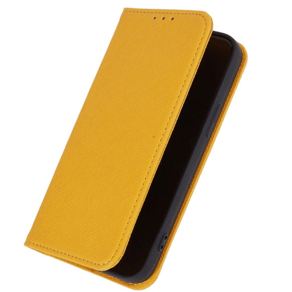 Motorola Edge 40 Læder Cover m. Kortholder & Ståfunktion - Orange
