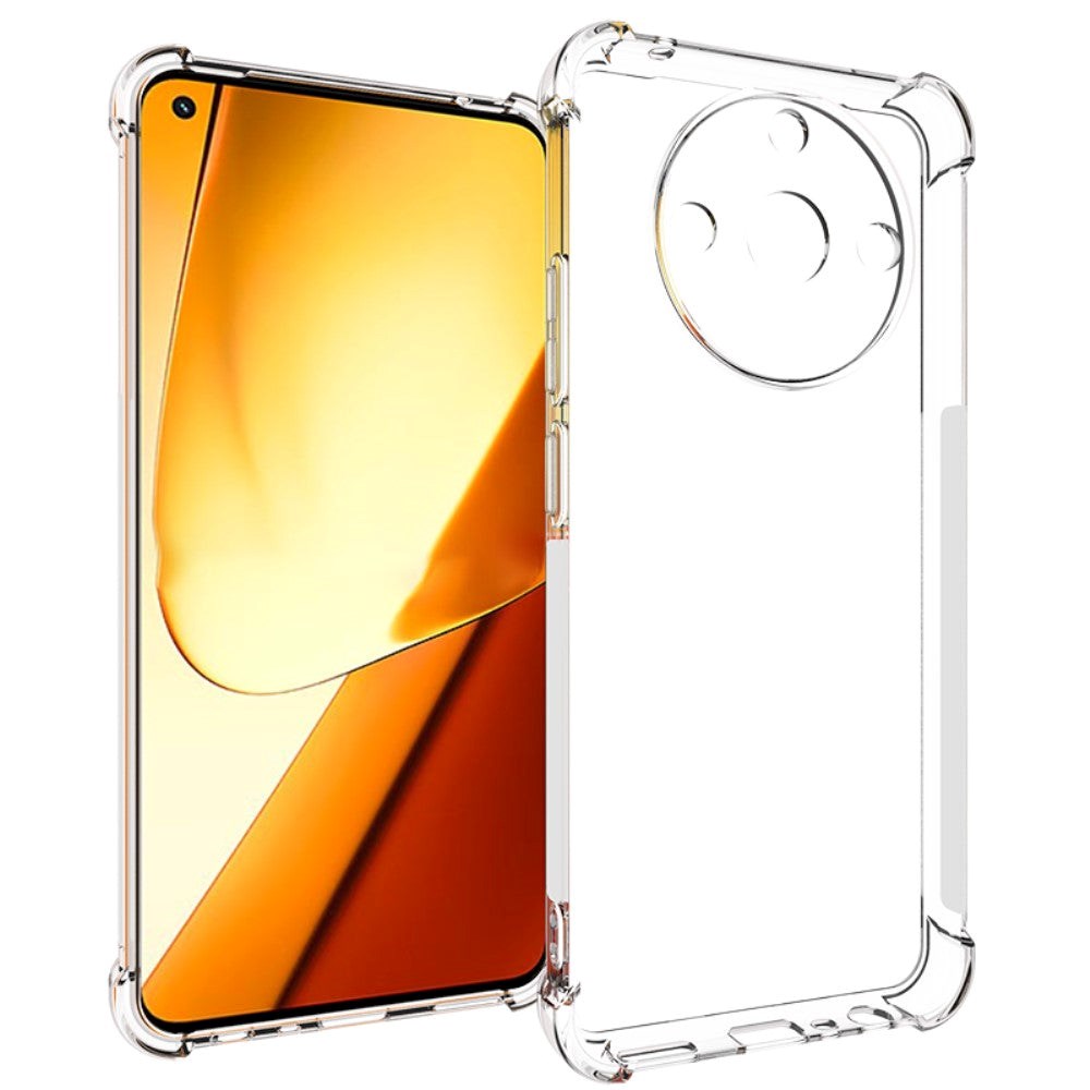 Realme 11 5G Drop-Proof Fleksibelt Plastik Cover - Gennemsigtig