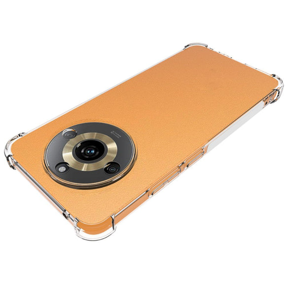 Realme 11 5G Drop-Proof Fleksibelt Plastik Cover - Gennemsigtig