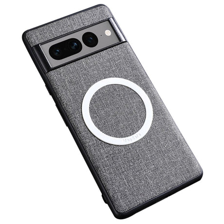 Google Pixel 8 Pro Plastik Cover m. Ru Tekstur - MagSafe Kompatibel - Grå