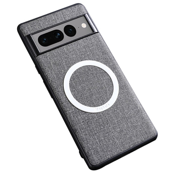 Google Pixel 8 Pro Plastik Cover m. Ru Tekstur - MagSafe Kompatibel - Grå