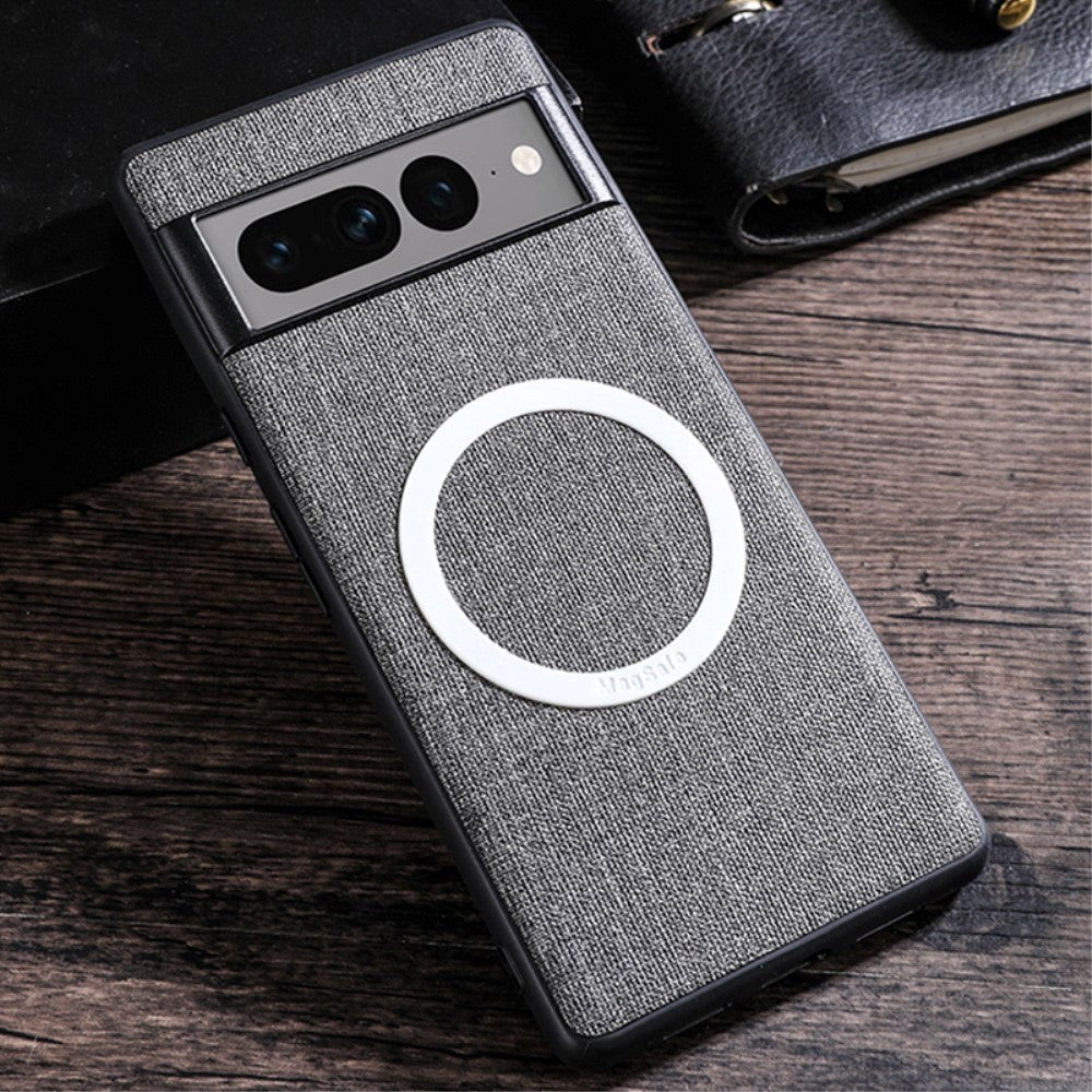 Google Pixel 8 Pro Plastik Cover m. Ru Tekstur - MagSafe Kompatibel - Grå