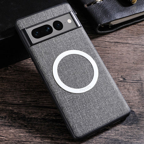 Google Pixel 8 Pro Plastik Cover m. Ru Tekstur - MagSafe Kompatibel - Grå