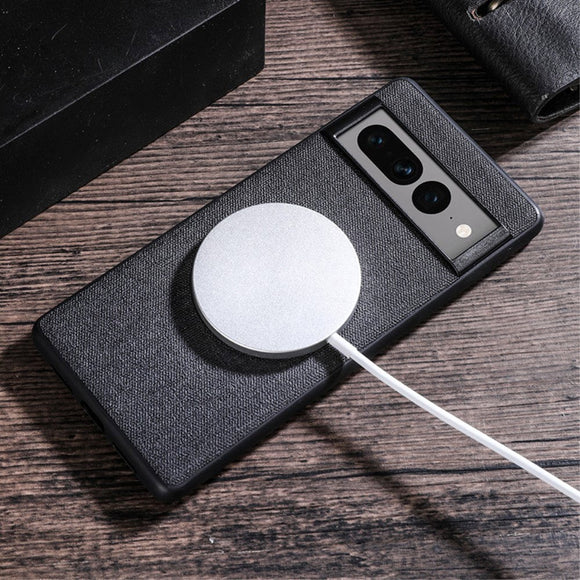 Google Pixel 8 Pro Plastik Cover m. Ru Tekstur - MagSafe Kompatibel - Grå