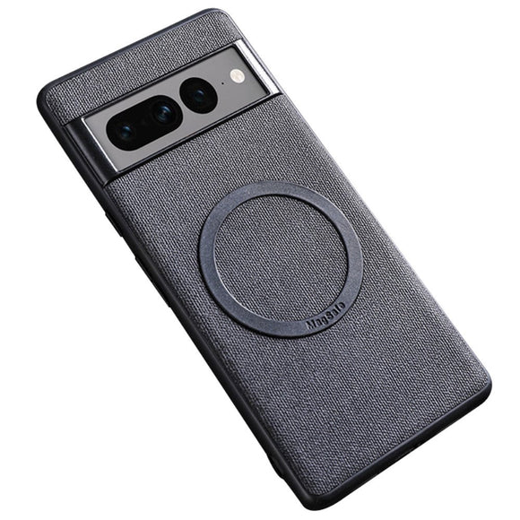 Google Pixel 8 Pro Plastik Cover m. Ru Tekstur - MagSafe Kompatibel - Sort