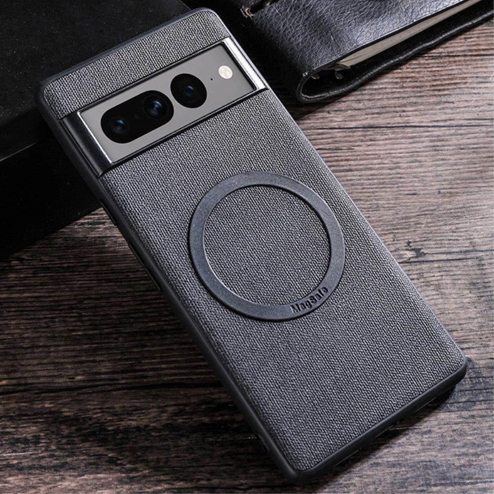 Google Pixel 8 Pro Plastik Cover m. Ru Tekstur - MagSafe Kompatibel - Sort