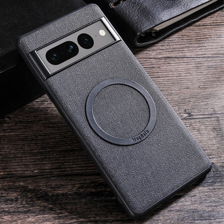 Google Pixel 8 Pro Plastik Cover m. Ru Tekstur - MagSafe Kompatibel - Sort